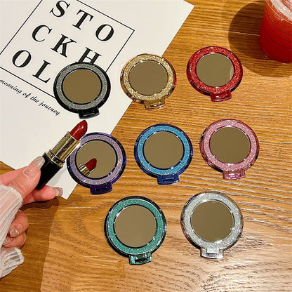 Mirror Phone Magnetic with Glitter Stand