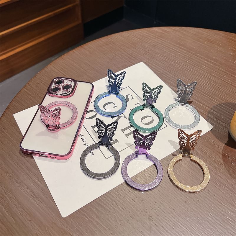 Glitter Butterfly Phone Magnetic Stand