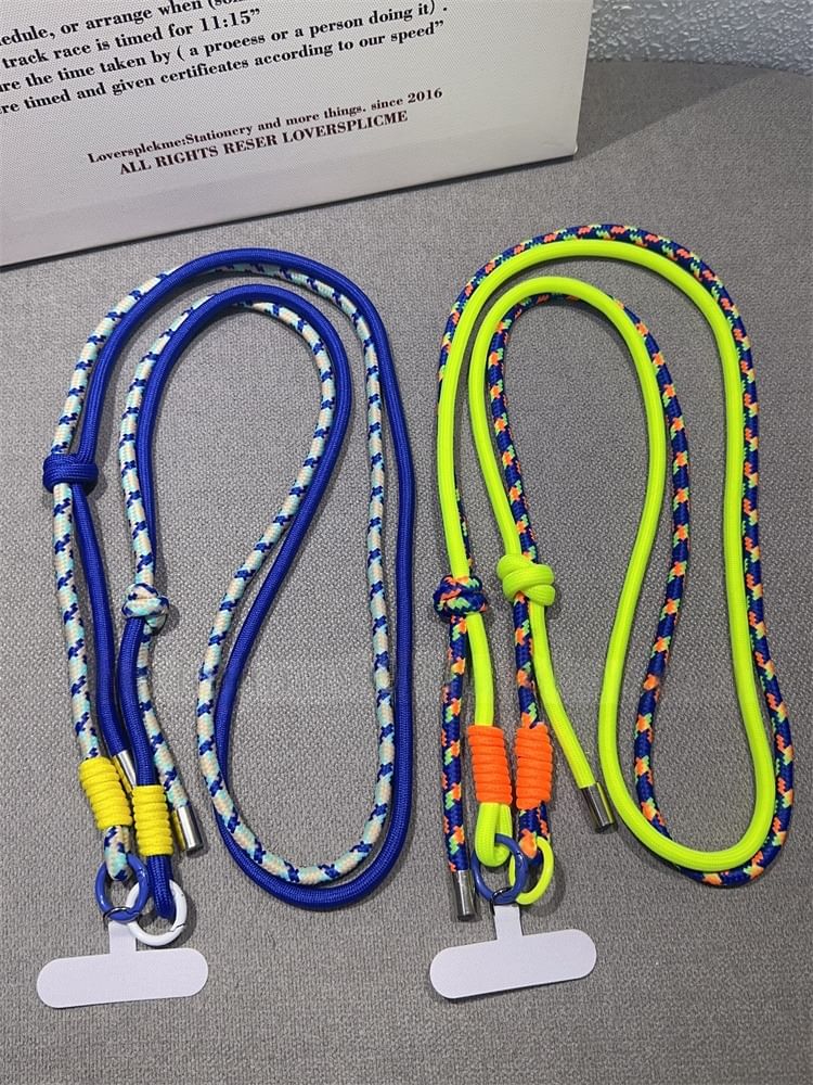 Phone with Two-Tone Pad Lanyard