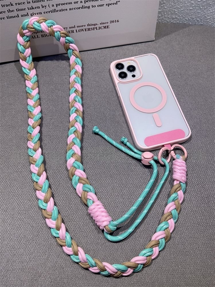 Braided with Phone Lanyard Pad