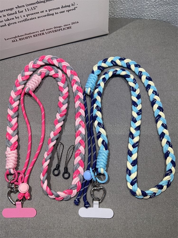 Braided with Phone Lanyard Pad
