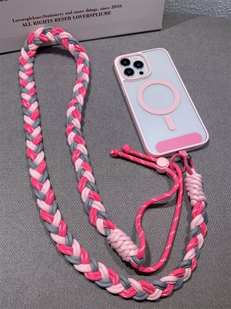 Braided with Phone Lanyard Pad