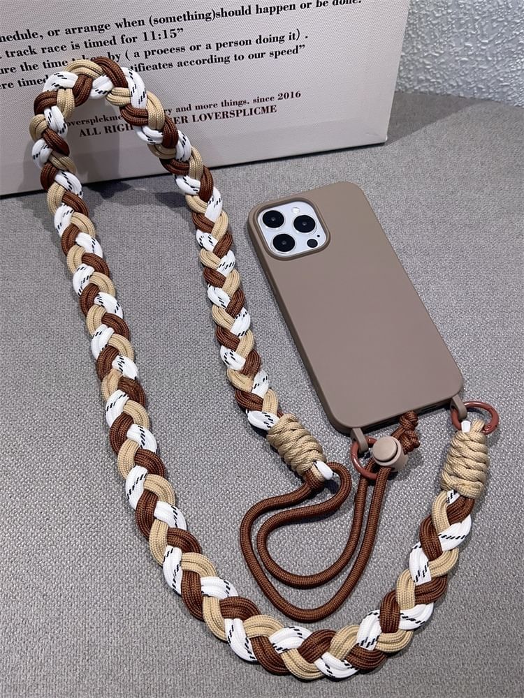Braided with Phone Lanyard Pad