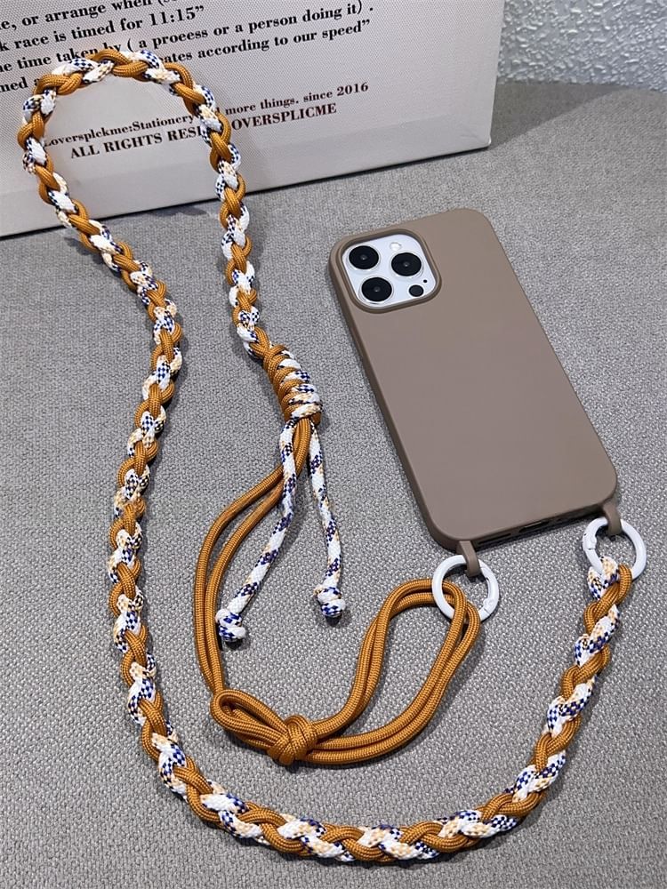 with Strap Braided Pad Phone Lanyard
