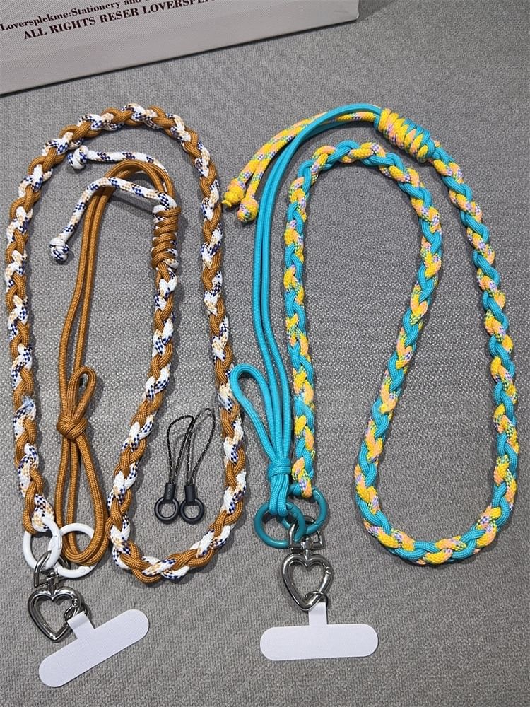 with Strap Braided Pad Phone Lanyard