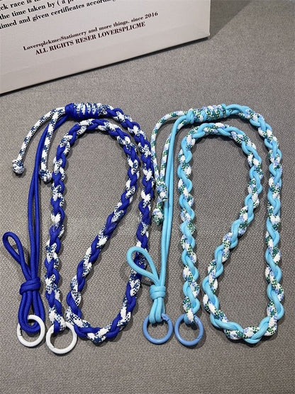 with Strap Braided Pad Phone Lanyard