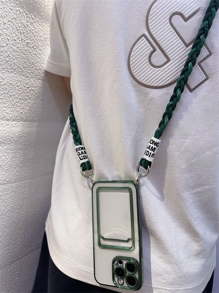 Phone Lanyard Braided and Pad Strap with