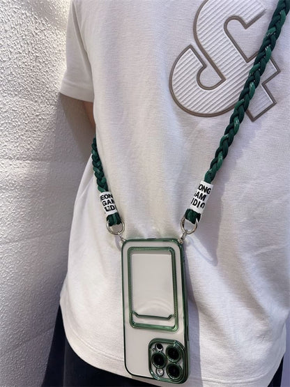 Phone Lanyard Braided and Pad Strap with