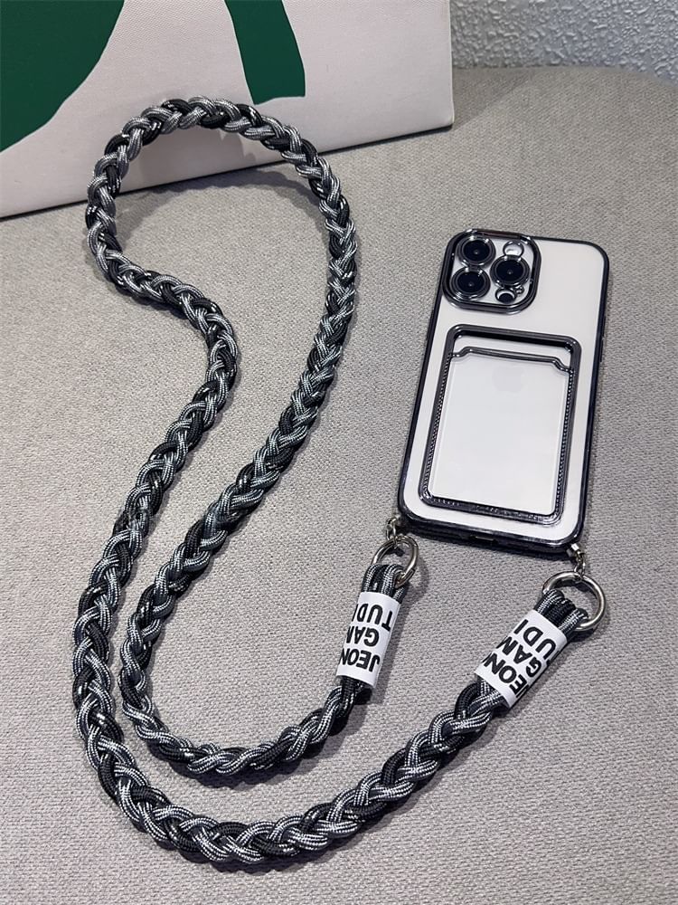 Phone Lanyard Braided and Pad Strap with