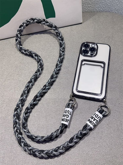 Phone Lanyard Braided and Pad Strap with