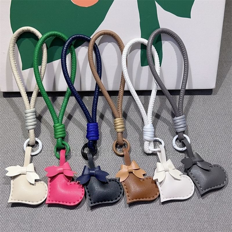 Strap with Phone Lanyard Bear and Pad Leather Faux