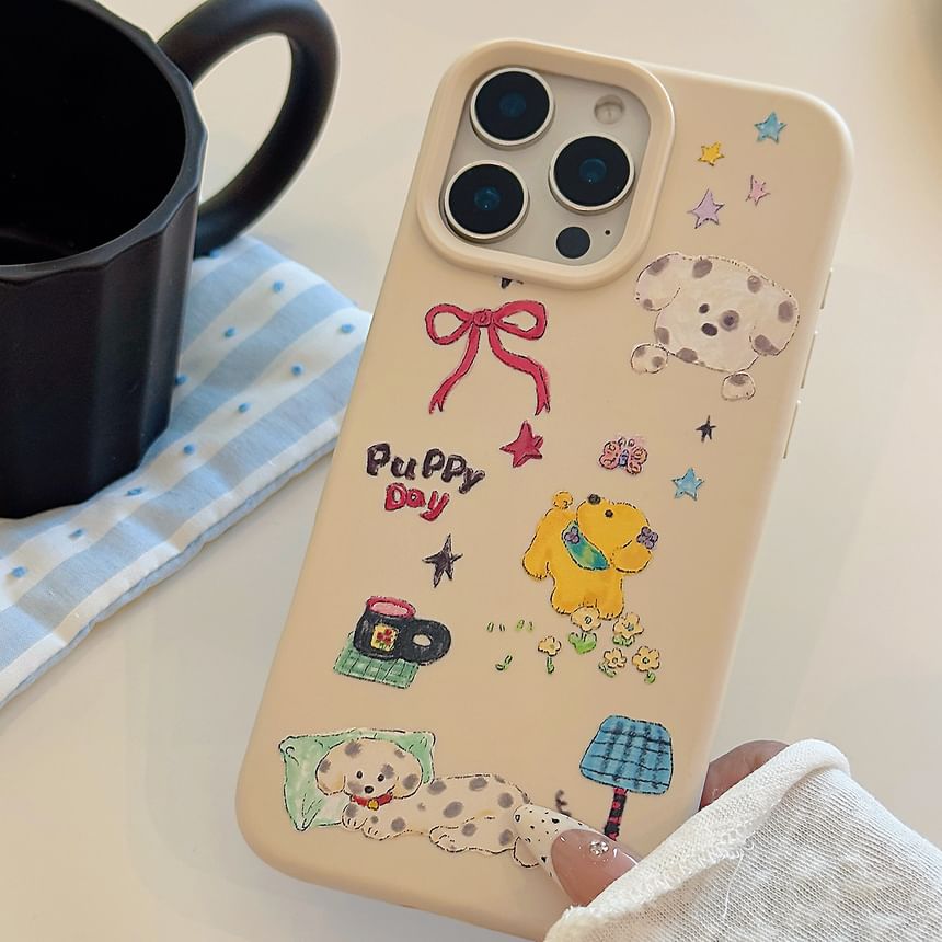 Dog Print Cartoon Phone Case