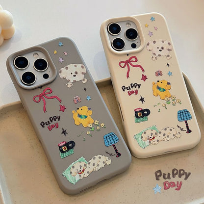 Dog Print Cartoon Phone Case
