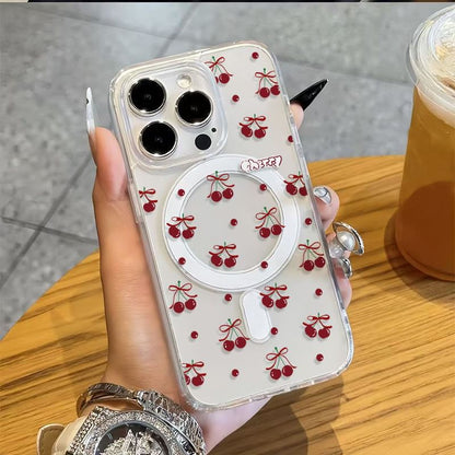 Case Print Phone Cherry