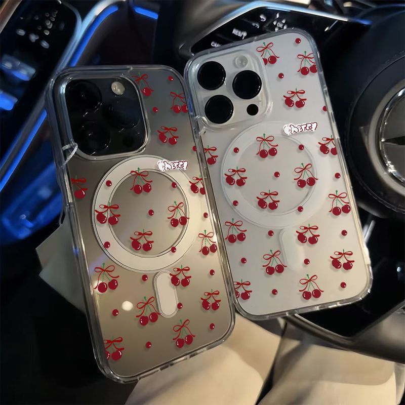 Case Print Phone Cherry