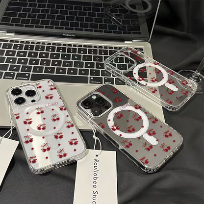 Case Print Phone Cherry