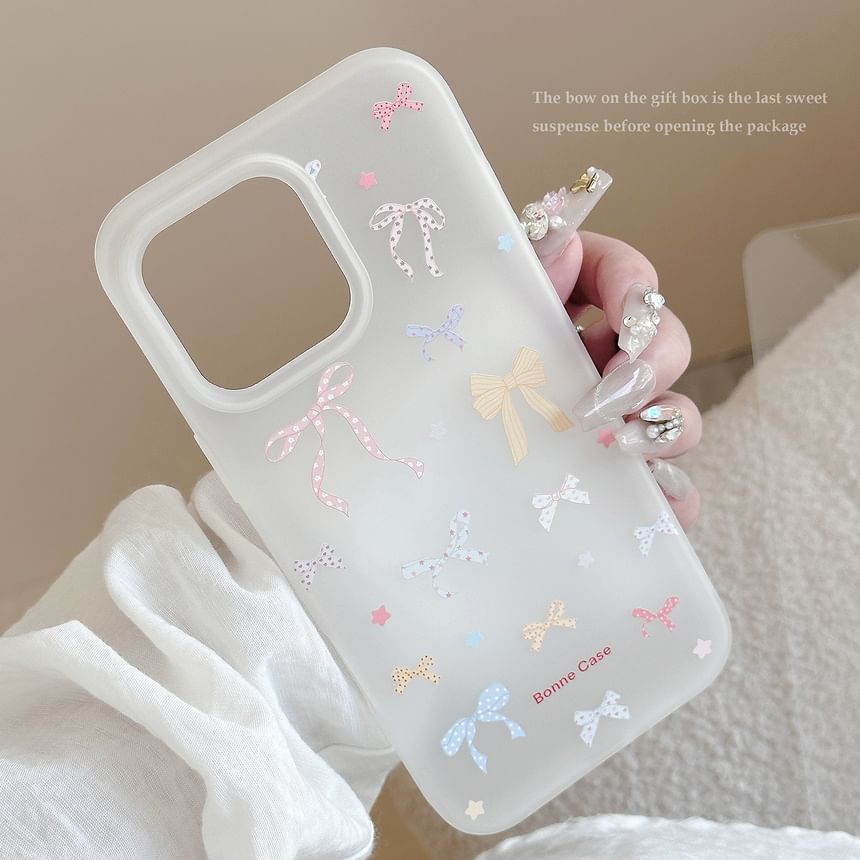Phone Bow Case Print