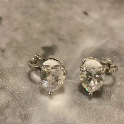 Heart Set Ear of Alloy Rhinestone 4: Cuff