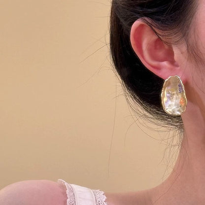 Statement Floral Glaze Alloy Earring