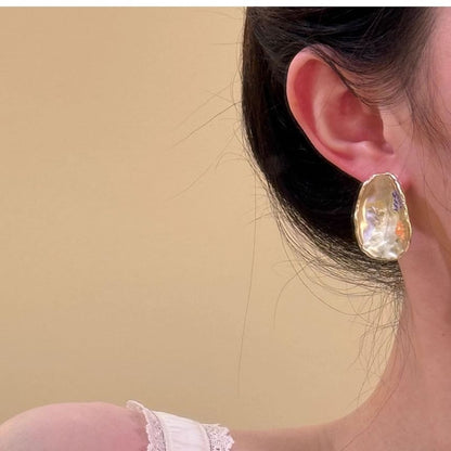 Statement Floral Glaze Alloy Earring