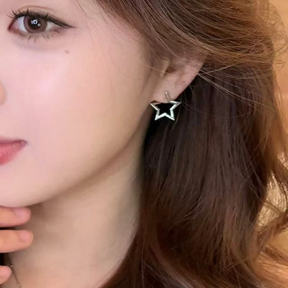 Earring Alloy Star Huggie
