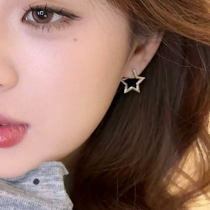 Earring Alloy Star Huggie