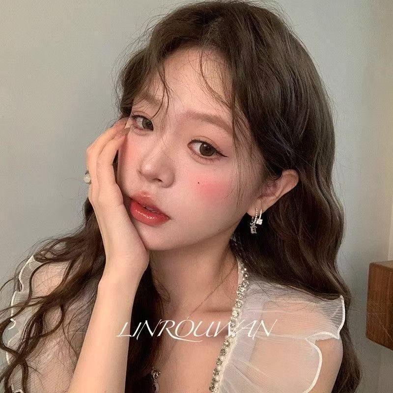 Rhinestone Alloy Earring Drop