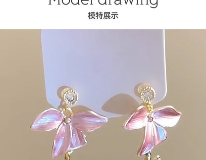 Floral Alloy Earring Dangle
