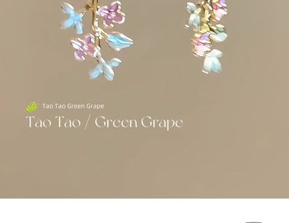 Floral Alloy Earring Dangle