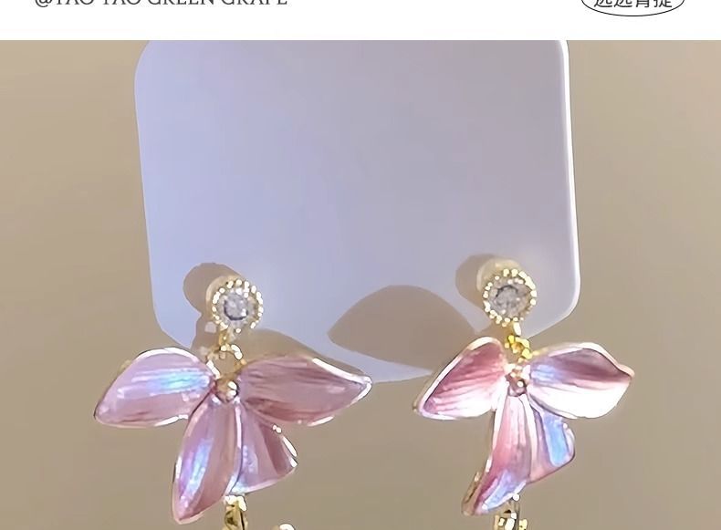 Floral Alloy Earring Dangle