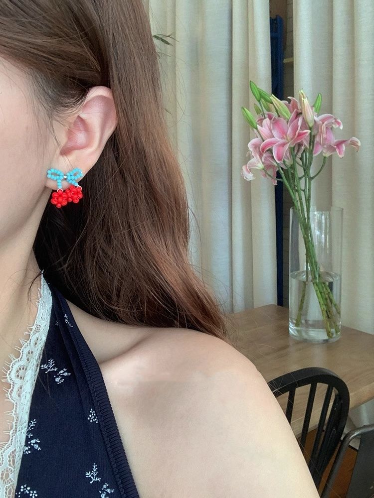 Stud Cherry Earring Bead