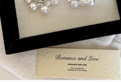 Alloy Pearl Drop Earring Faux