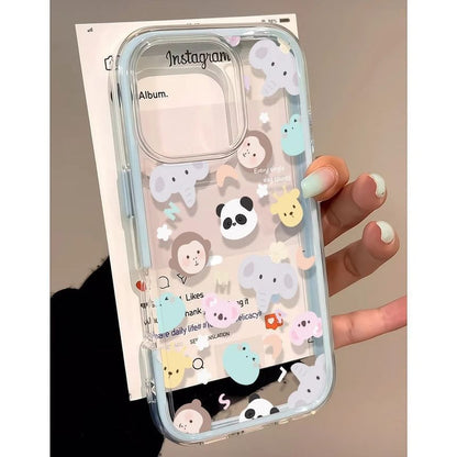 Case Transparent Animal Phone