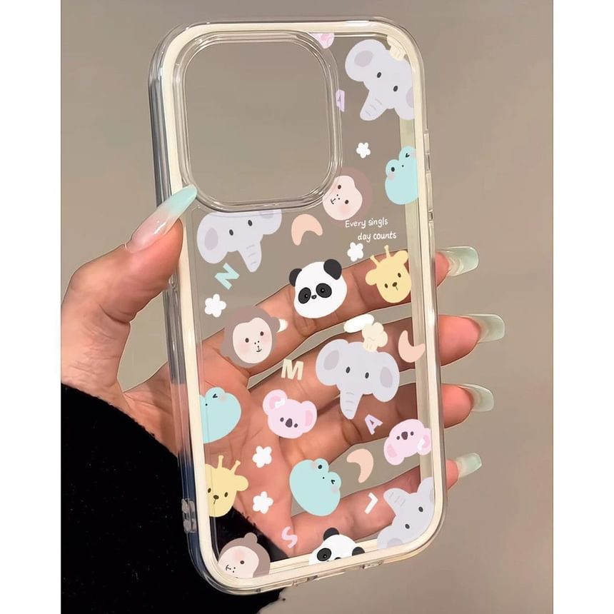 Case Transparent Animal Phone
