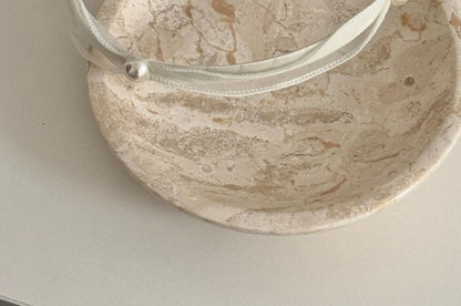 Mesh Pearl Faux Headband