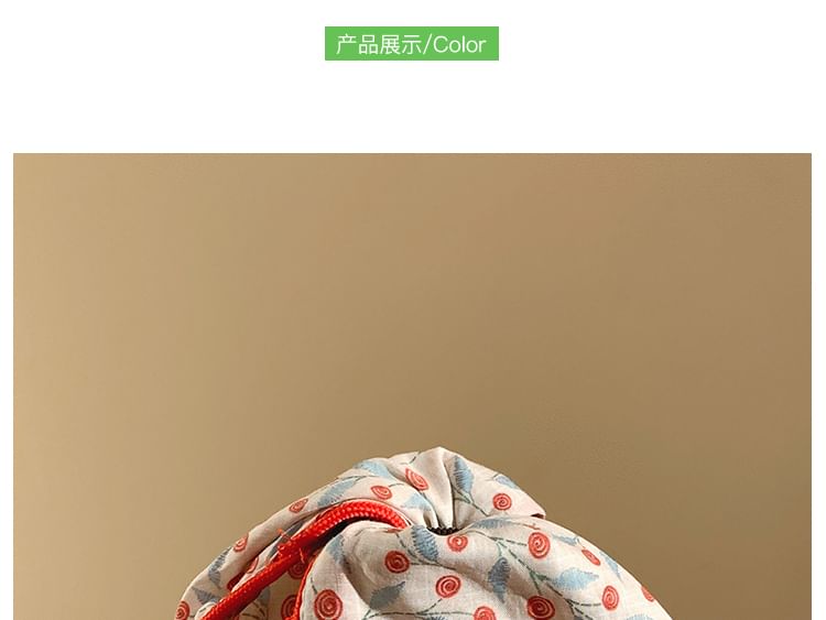 Fabric Print Claw Floral Hair