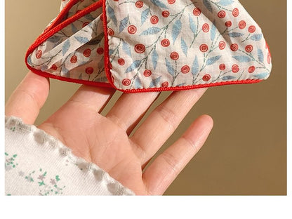 Fabric Print Claw Floral Hair