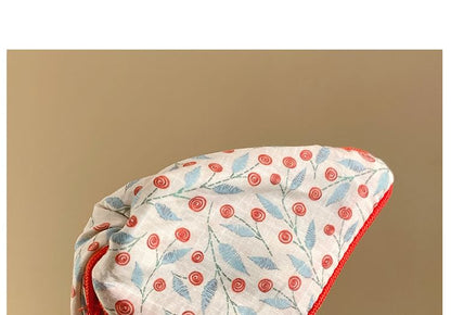 Fabric Print Claw Floral Hair