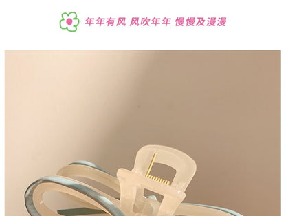 Hair Bow Claw Faux Leather