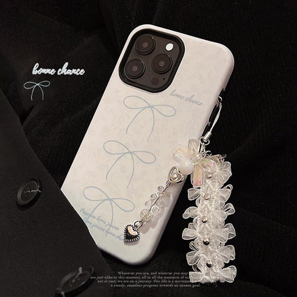 Lace Case Phone Charm Set Bow /