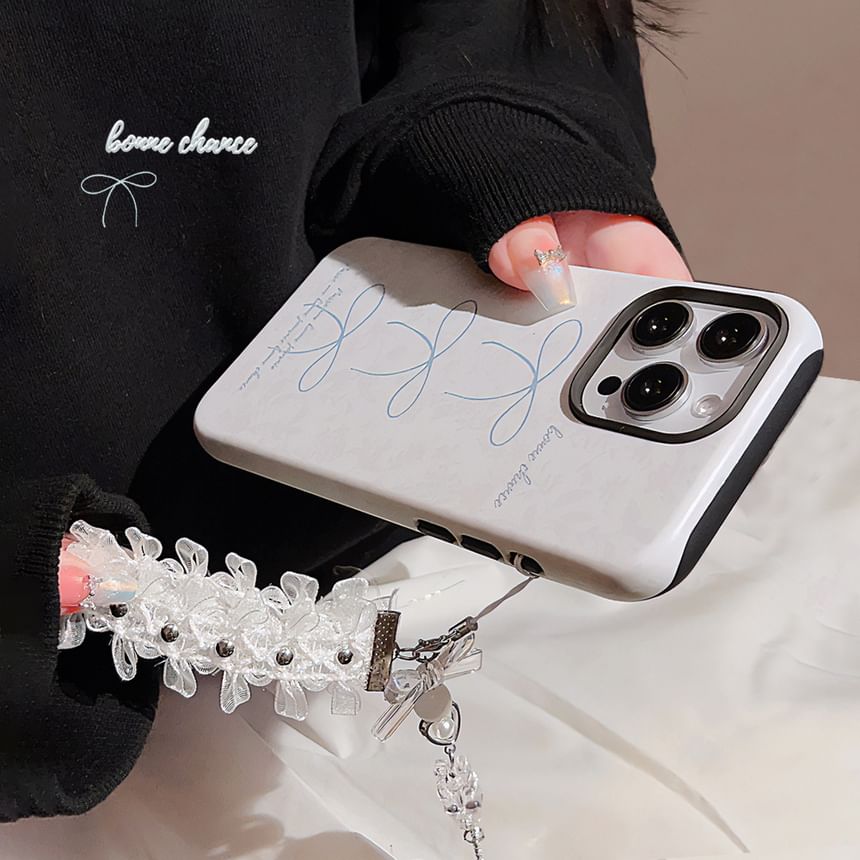 Lace Case Phone Charm Set Bow /