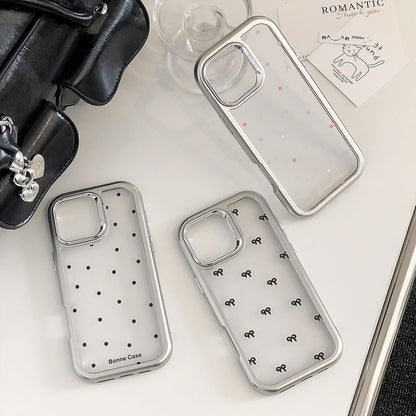 Dot / Bow Phone Polka Case
