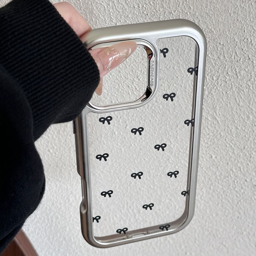 Dot / Bow Phone Polka Case