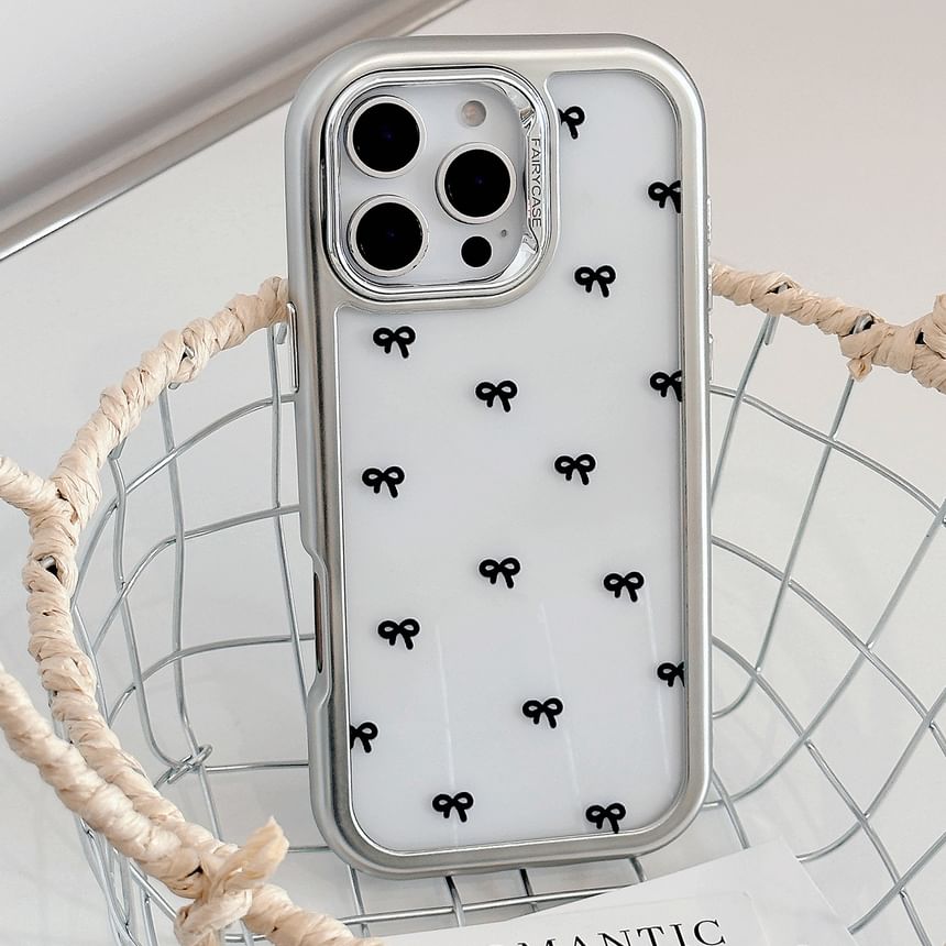 Dot / Bow Phone Polka Case
