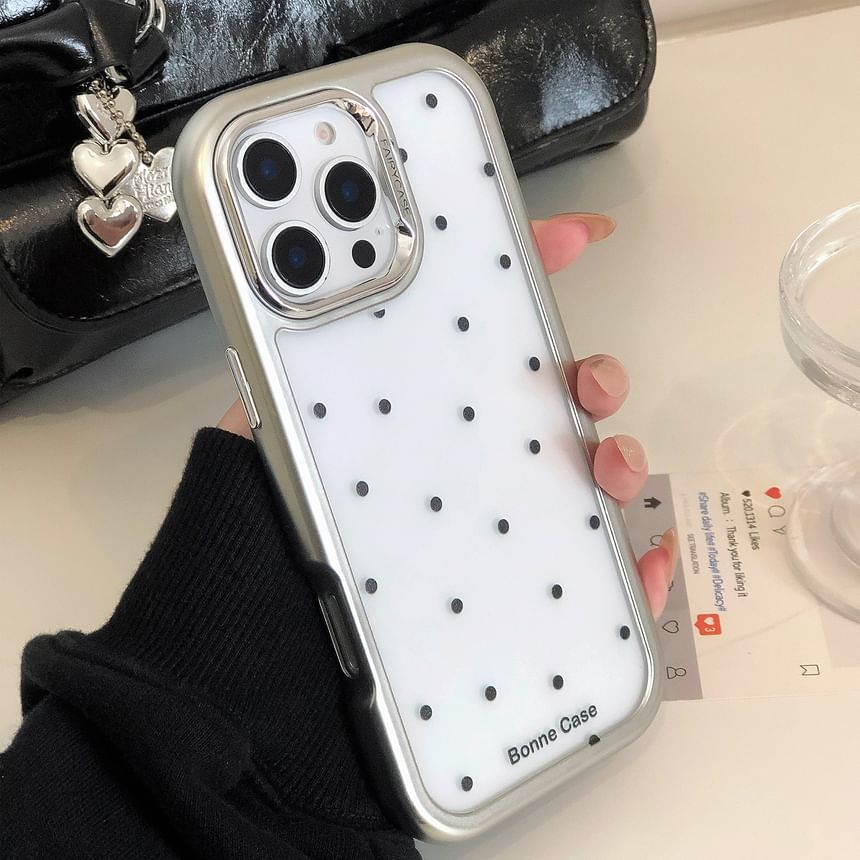 Dot / Bow Phone Polka Case