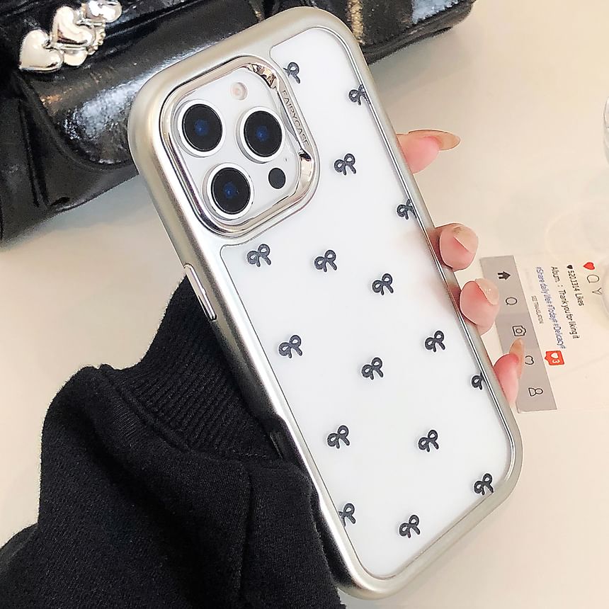 Dot / Bow Phone Polka Case