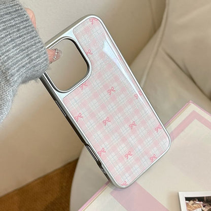 Bow Case Phone Plaid