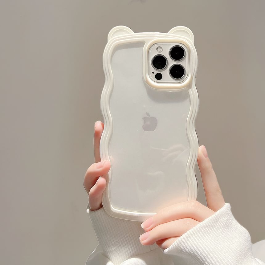 Ear Bear Case Transparent iPhone