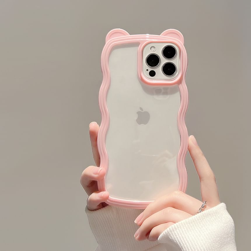 Ear Bear Case Transparent iPhone