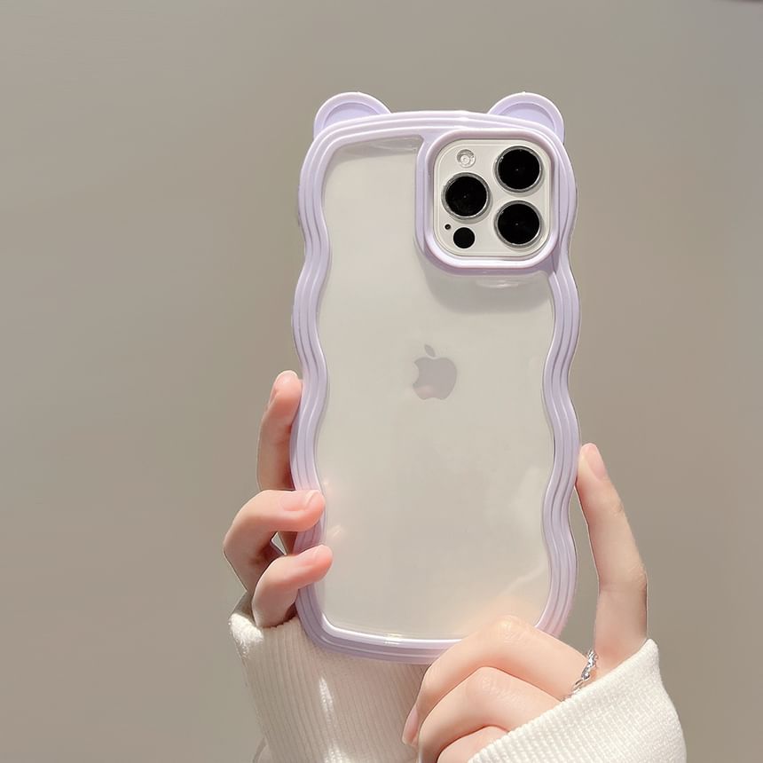 Ear Bear Case Transparent iPhone